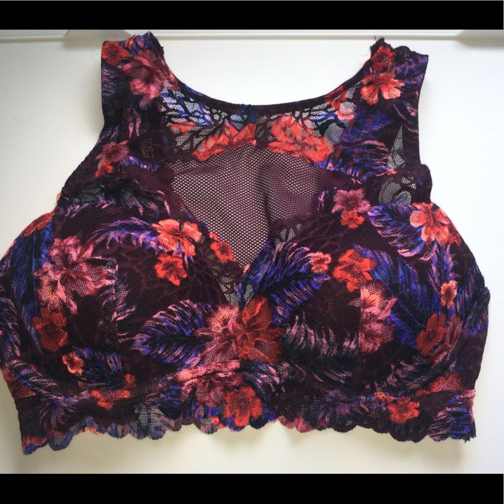 Victoria Secret floral bralette.